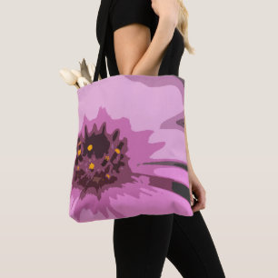 Hübsche Abstrakte Rosa Daisy-Blume Tasche