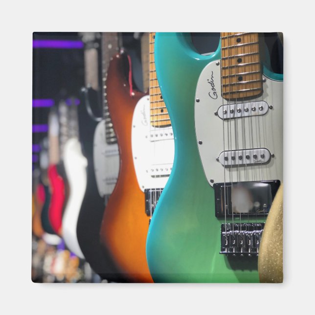 Hübsche akustische Gitarre Magnet (Vorne)