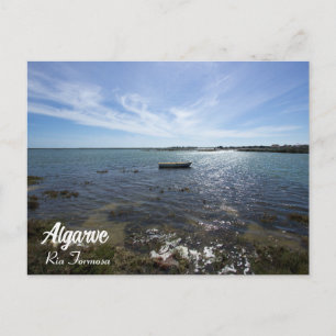Hübsche Algarve Ria Formosa Seascape in Portugal Postkarte