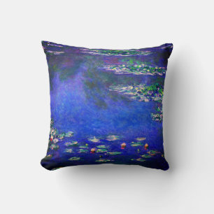 Hübsche alte Seerosen von Claude Monet Kissen