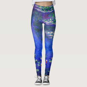 Hübsche alte Seerosen von Claude Monet Leggings