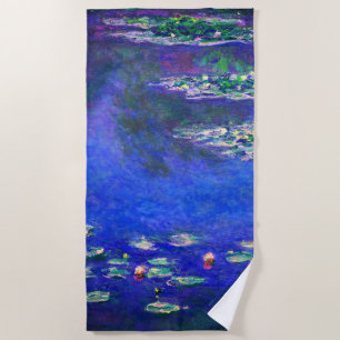 Hübsche alte Seerosen von Claude Monet Strandtuch