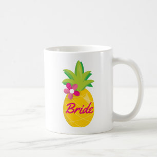 Hübsche Ananas-Bride Kaffeetasse