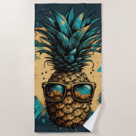 Hübsche Ananas Strandtuch