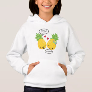 Hübsche Ananas Tropisches Pina Colada Romantisch Hoodie