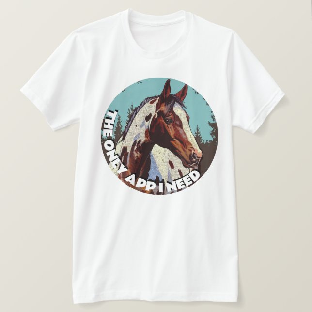 Hübsche Appaloosa T-Shirt (Design vorne)