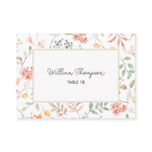 Hübsche Aquarell-Wildblumen-Baby-Shower