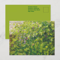 Hübsche Aquarellbilder mit floraler Bush Grafik