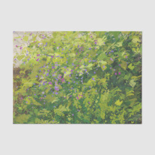 Hübsche Aquarellbilder mit floraler Bush Grafik Seidenpapier