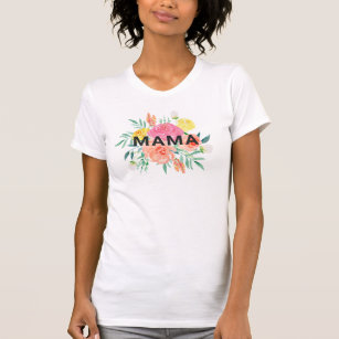 Hübsche Aquarellblume MAMA Mama T-Shirt