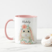 Hübsche Aquarellfarbe Osterhase Name