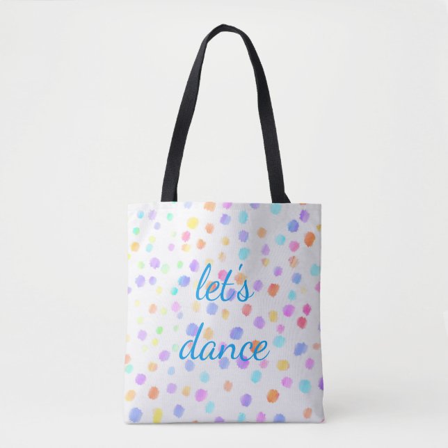 hübsche Aquarelltüte Tanztanze Tasche (Vorderseite)