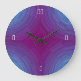 Hübsche Atmosphärisches Blau Lila >Wanduhren Große Wanduhr