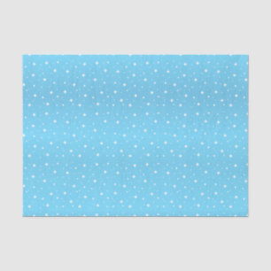 Hübsche Baby-Blau-und Weiß-Sterne Seidenpapier