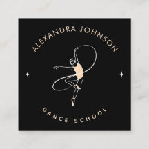 Hübsche Ballerina Tance School Studio Schwarz/Weiß