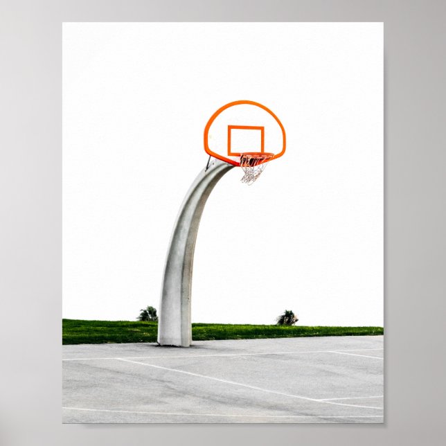 Hübsche Basketballarmatur Poster (Vorne)