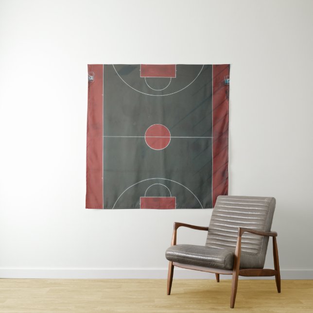 Hübsche Basketballarmatur Wandteppich (Beispiel)