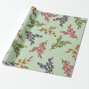 Hübsche Berries Geschenkpapier