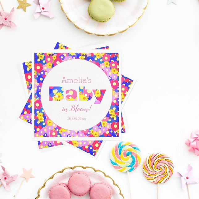 Hübsche BläserBaby-Dusche Serviette (Von Creator hochgeladen)