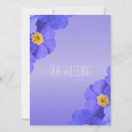 Hübsche blaue Blume Christlich, religiös Einladung