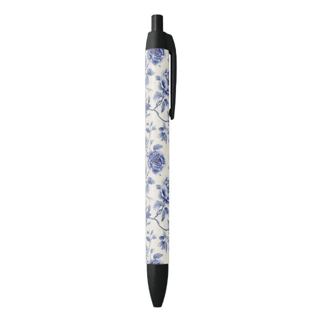 Hübsche blaue Blumen   Kugelschreiber (Unterseite (Vertikal))