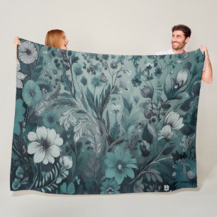Hübsche blaue Fleece-Decke Fleecedecke