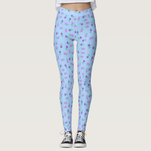 Hübsche blaue Leggings