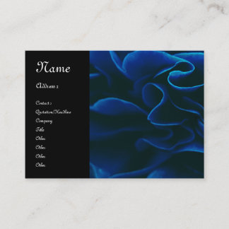 Hübsche blaue Rose Visitenkarte