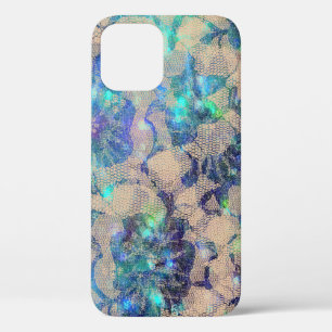 Hübsche Blue Lace-Rose Case-Mate iPhone Hülle