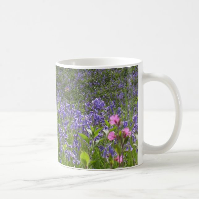 Hübsche Bluebells Bluorfotografie Kaffeetasse (Rechts)