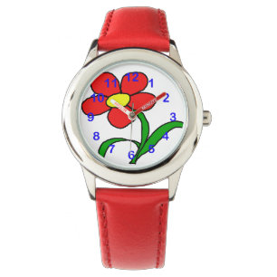 Hübsche Blume Armbanduhr