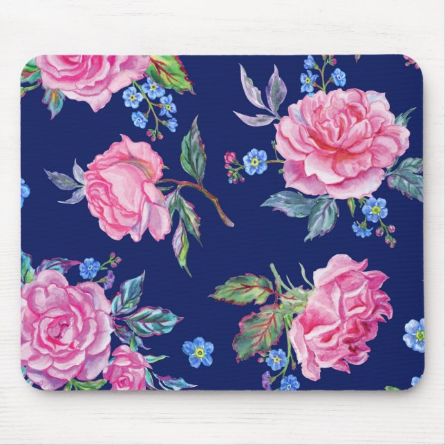 Hübsche Blume Blumenmousepad Mousepad (Vorne)