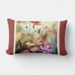 Hübsche Blume Blumenwirbel Kissen