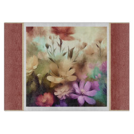 Hübsche Blume Blumenzuschnitt Schneidebrett