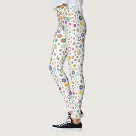 Hübsche Blume - farbige Leggings