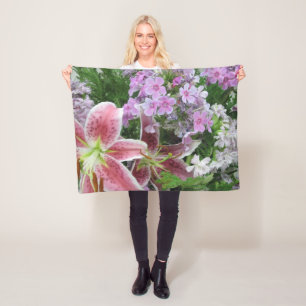Hübsche Blume Fleece Blanket