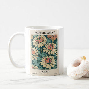 Hübsche Blume Kaffeetasse