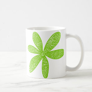 Hübsche Blume - Mars Green Kaffeetasse