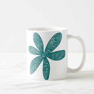 Hübsche Blume - Moss Green Kaffeetasse
