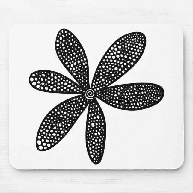 Hübsche Blume Mousepad (Vorne)