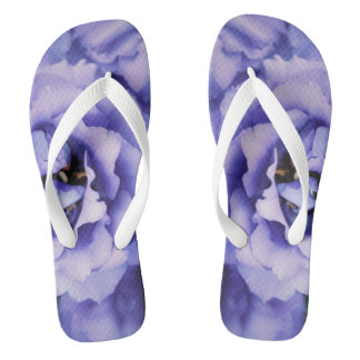 Hübsche Blume Periwinkle Flip Flops