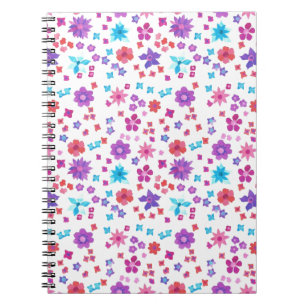 Hübsche Blume-Power Spiral Notebook oder Journal Notizblock