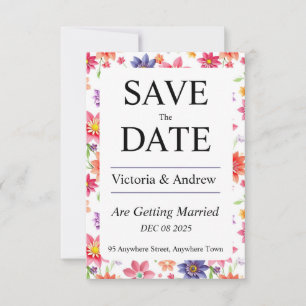 Hübsche Blume Save the Date
