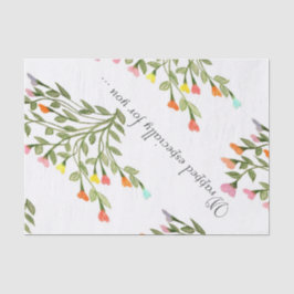 Hübsche Blume Seidenpapier