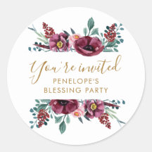 Hübsche Blume Sie sind eingeladen Mutter Segen