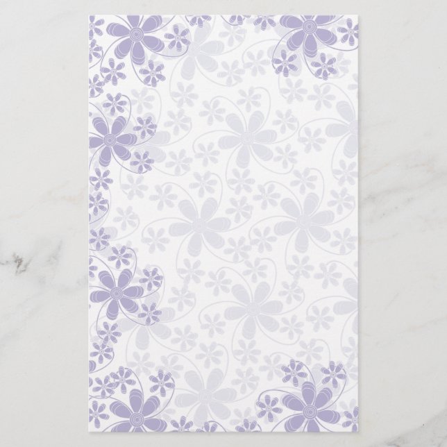 Hübsche Blume Stationery-Floral Briefpapier (Vorderseite)