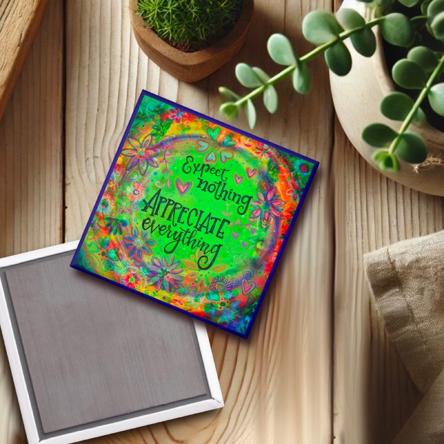 Hübsche Blumen schätzen alles Inspiration Magnet (Von Creator hochgeladen)