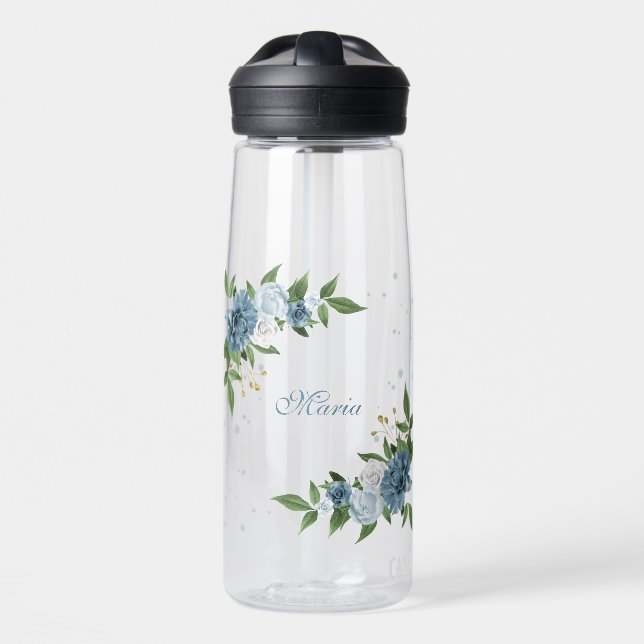 hübsche Blumen Trinkflasche (Vorne)