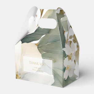 Hübsche Blumenblätter Dankeschön Gastgeschenk Hoch Geschenkschachtel