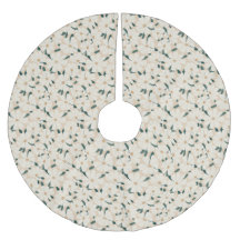 Hübsche Blumencreme und grüne Blume